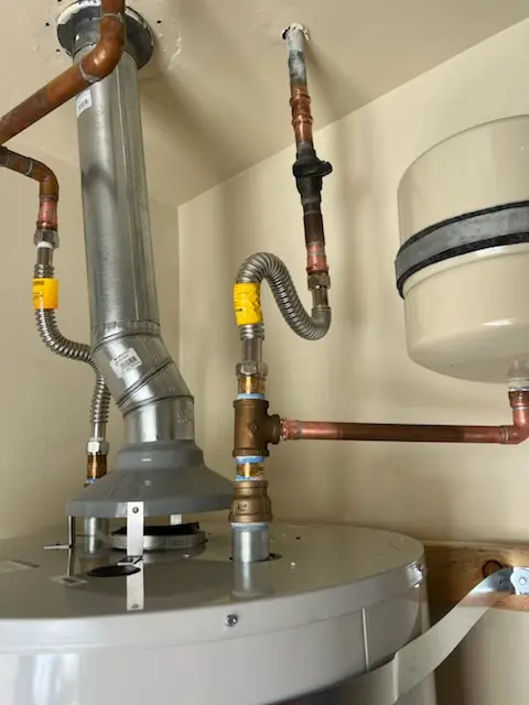 Water heater installation and plumbing repair in Derby